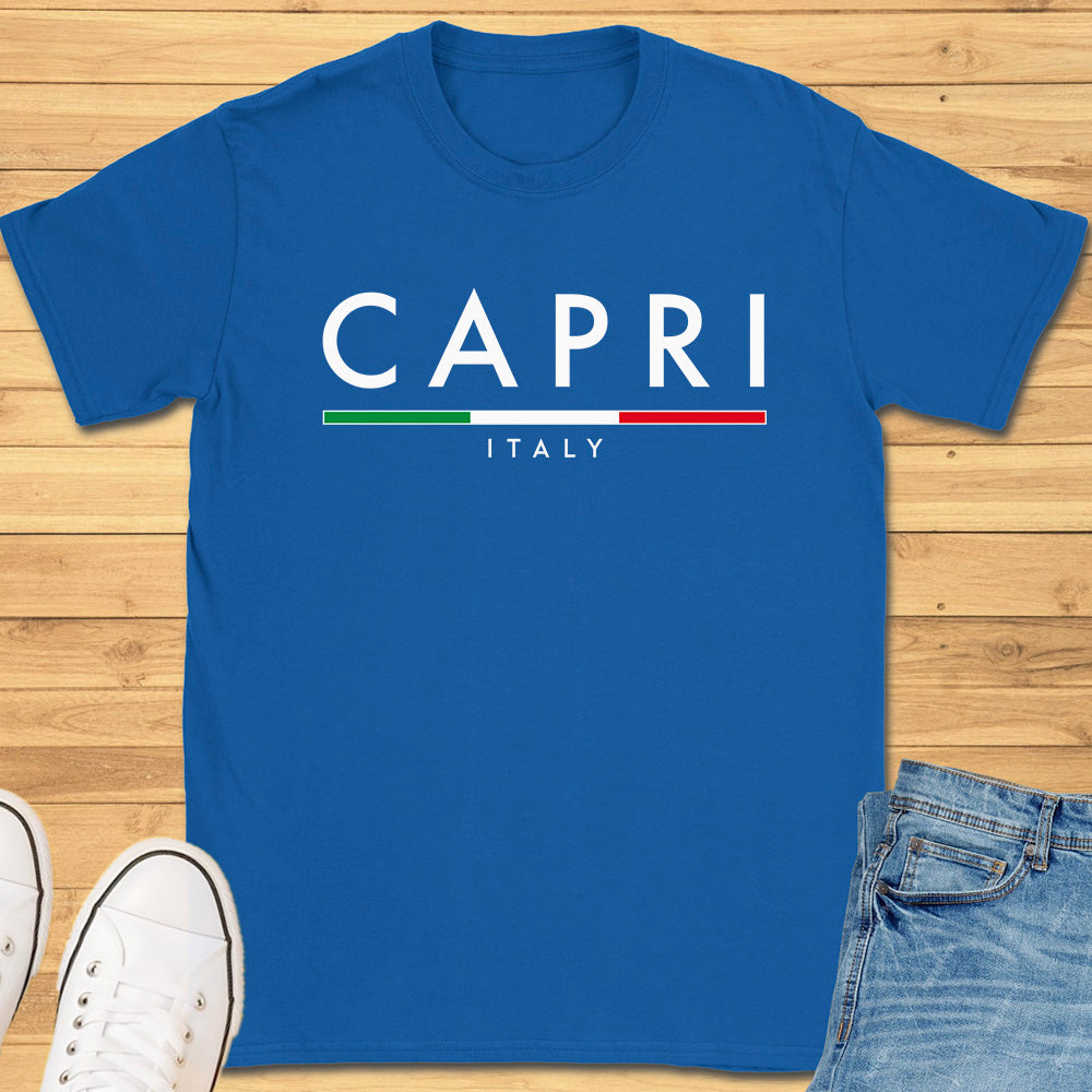 Capri Italy Minimalist T-Shirt