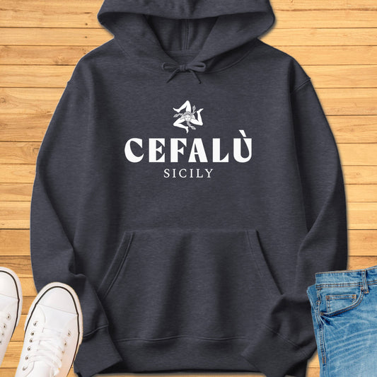 Cefalù Sicily Trinacria Hoodie