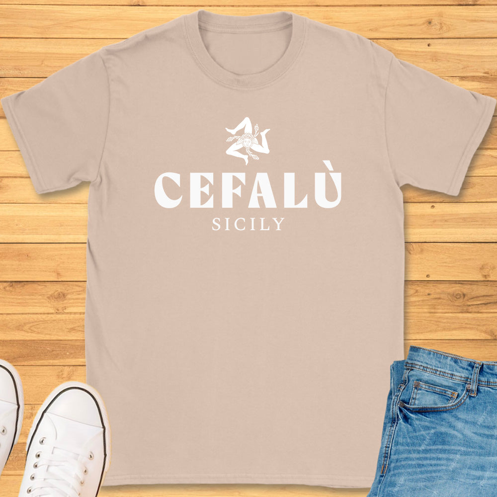 Cefalù Sicily Trinacria T-Shirt