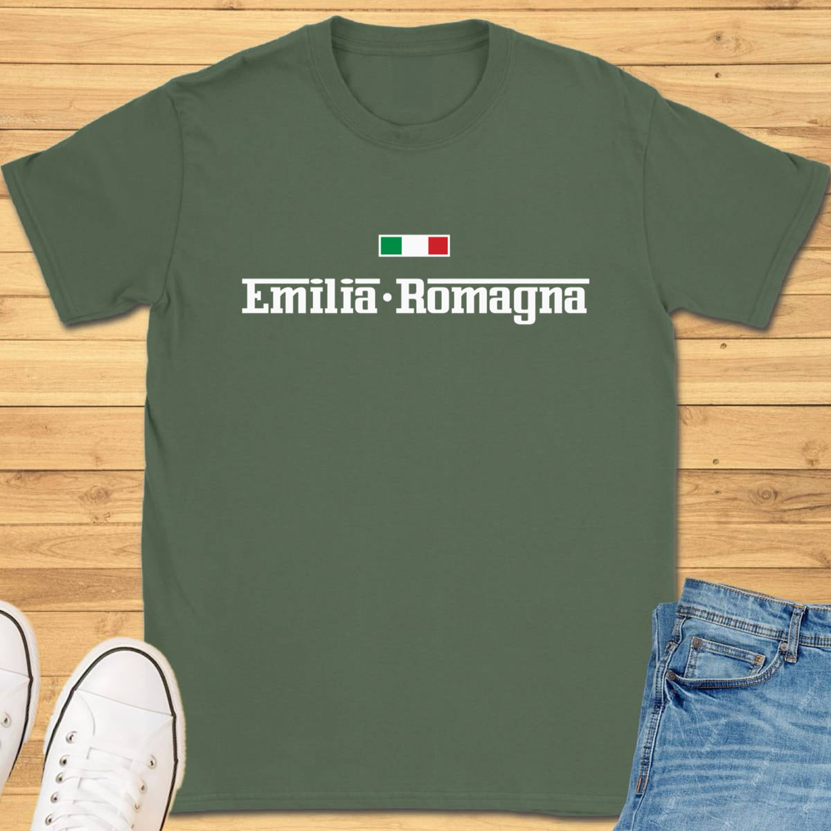 Emilia-Romagna T-Shirt - Military Green