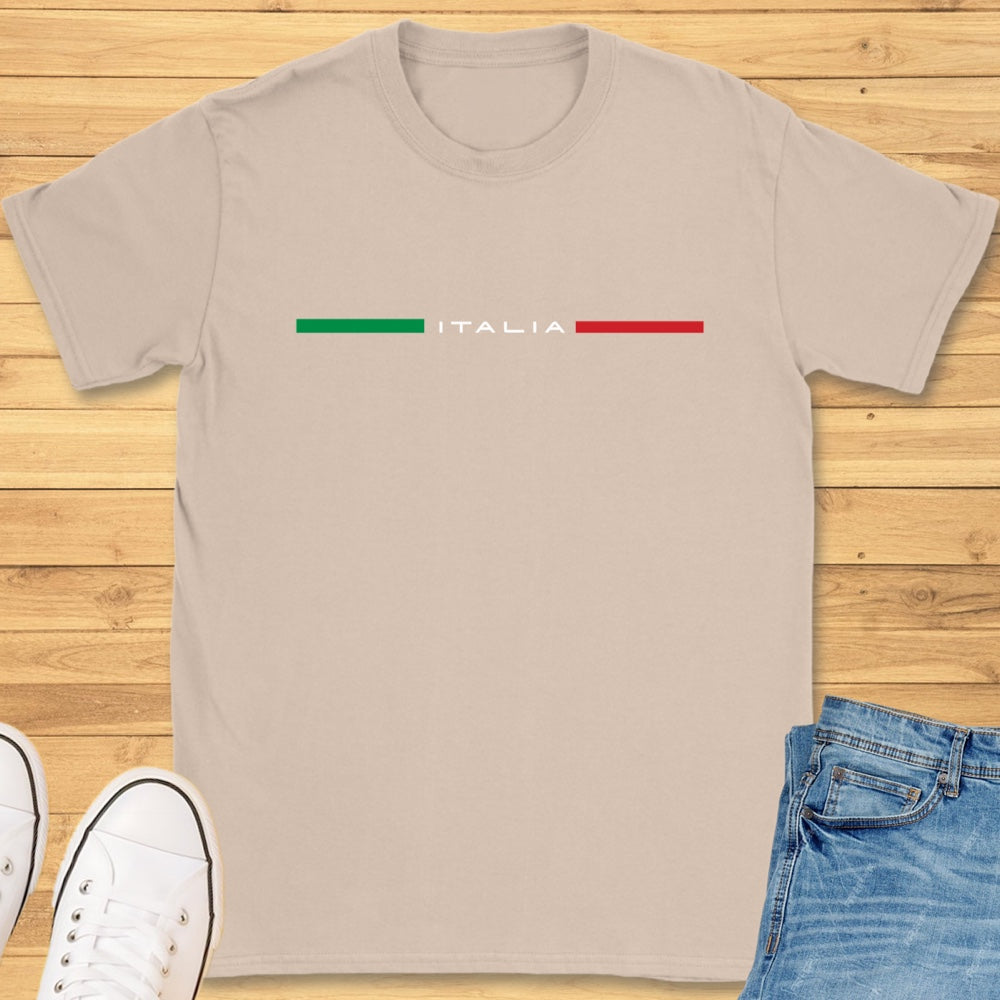 Italia Minimalist Flag T-Shirt