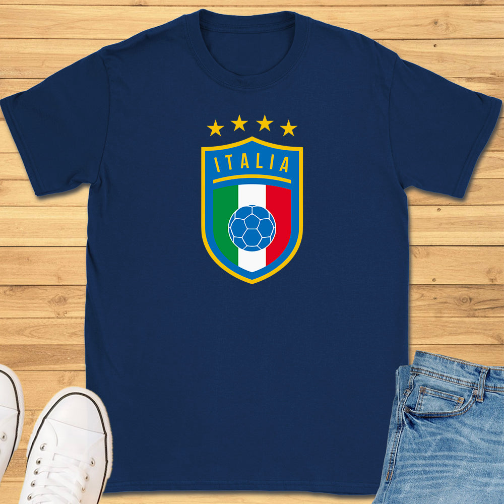 Italia Football Shield T-Shirt