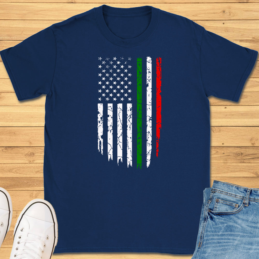 Italian American Flag T-Shirt