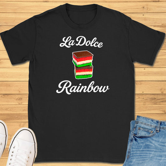 La Dolce Rainbow Italian Cookie T-Shirt
