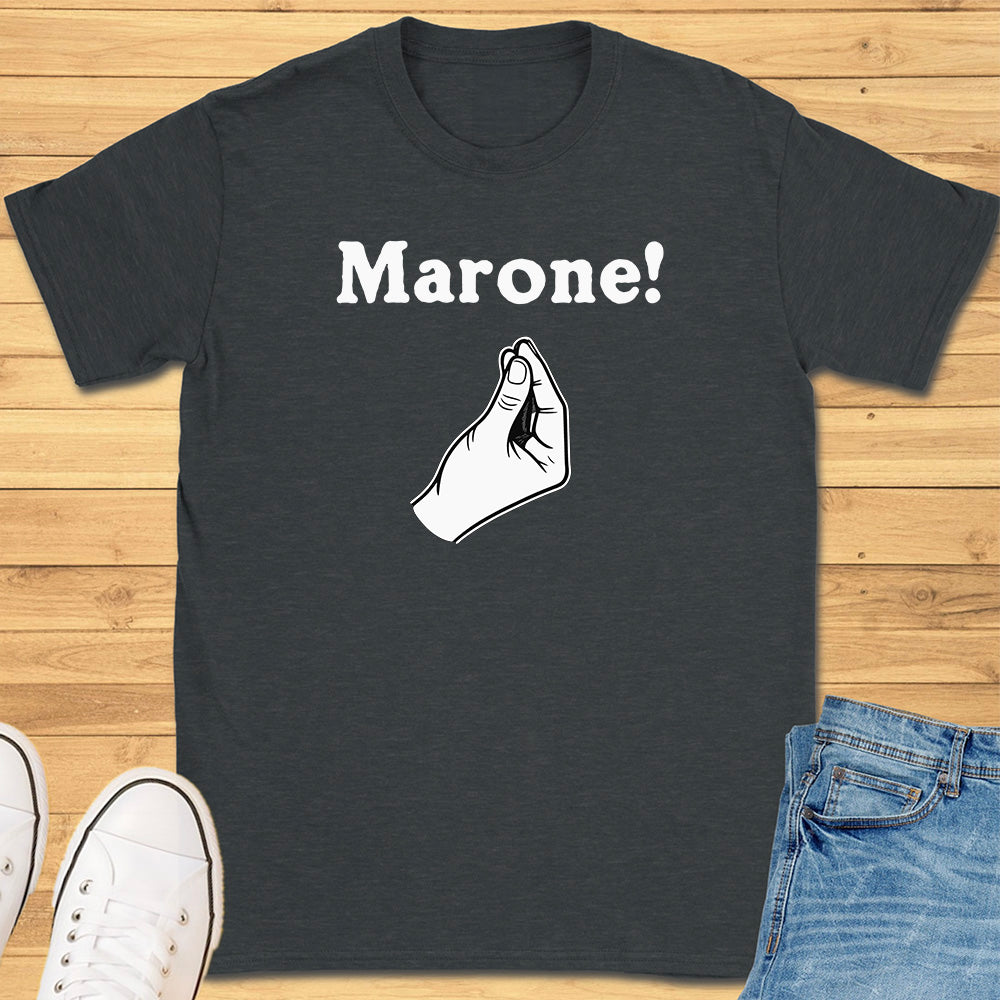 Marone Italian Hand Gesture T-Shirt