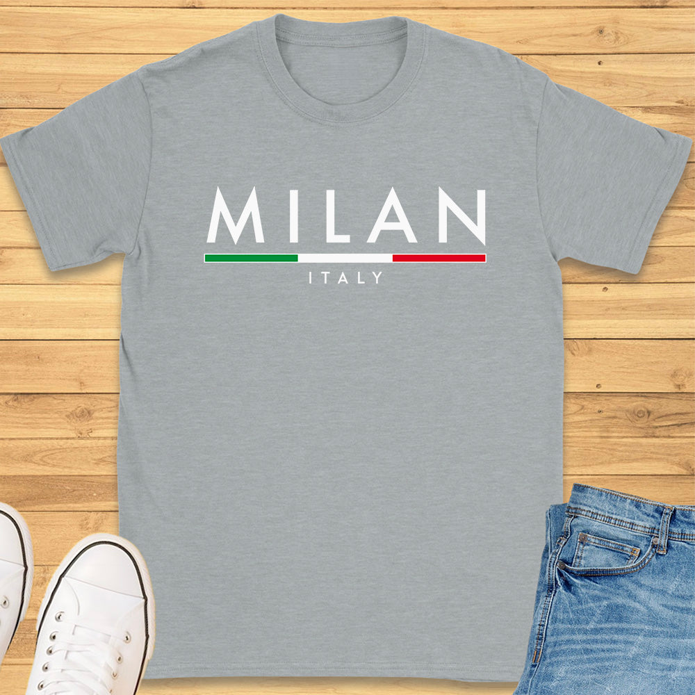 Milan Italy Minimalist T-Shirt