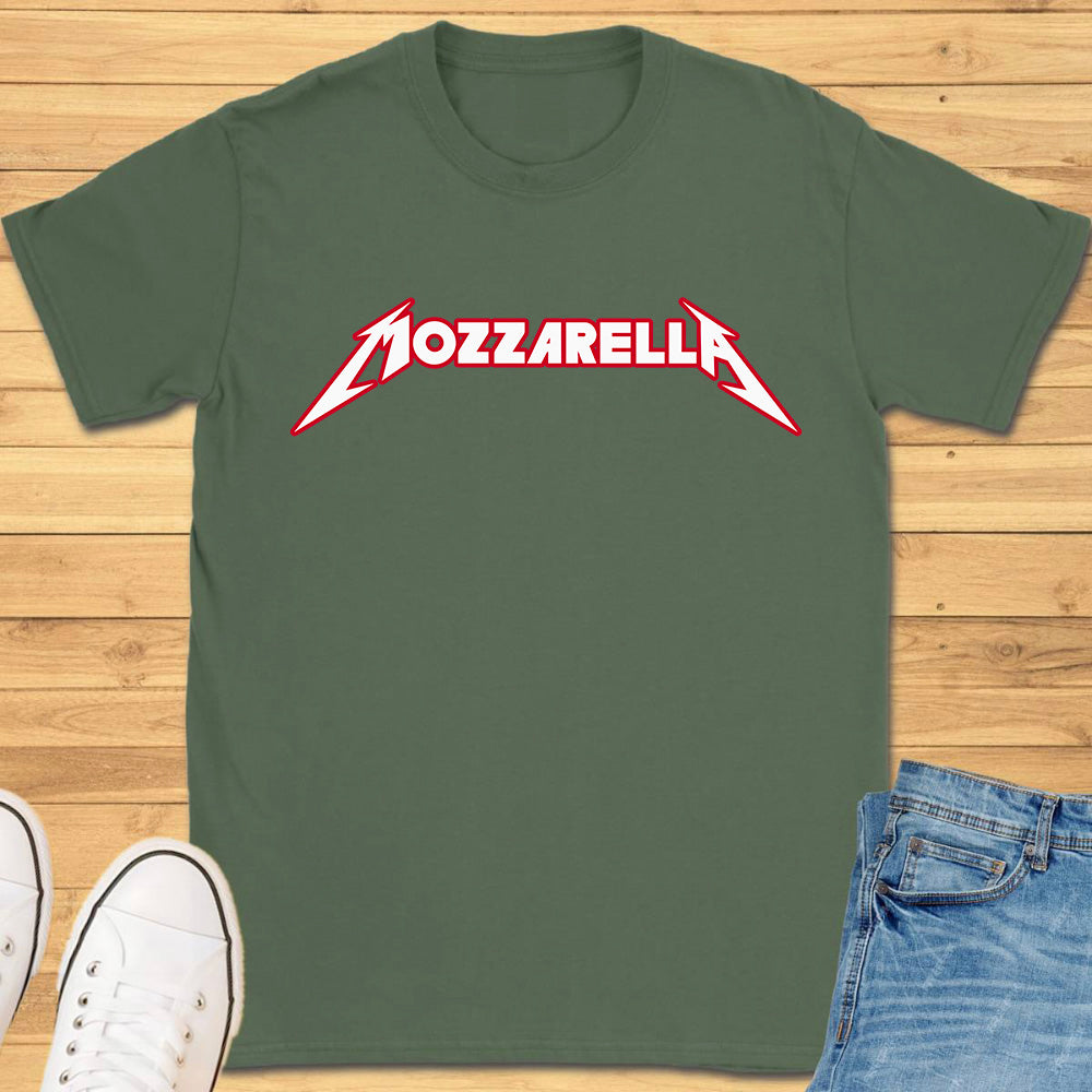 Mozzarella Heavy Metal T-Shirt