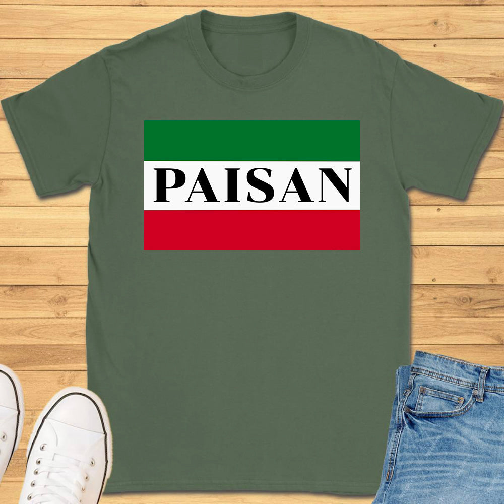 Paisan Box Flag T-Shirt