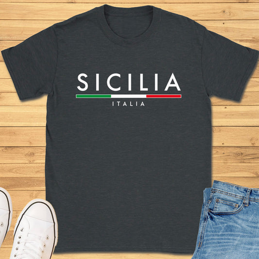 Sicilia Italia Minimalist T-Shirt