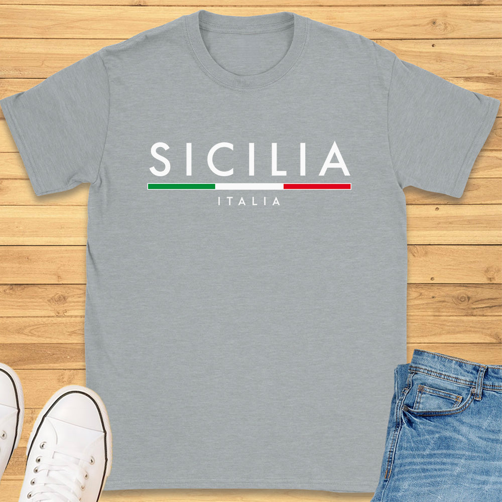 Sicilia Italia Minimalist T-Shirt