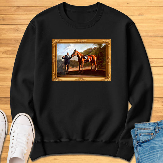 Tony Toasting Pie O My Painting Sweatshirt