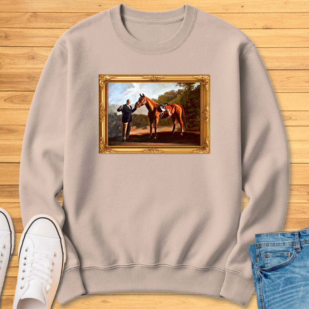 Tony Toasting Pie O My Painting Sweatshirt