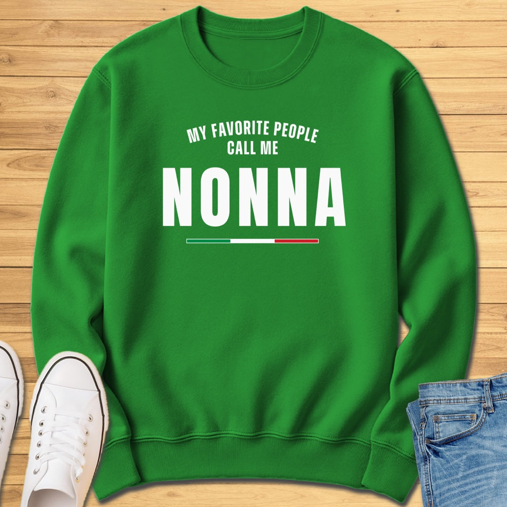Call Me Nonna Sweatshirt