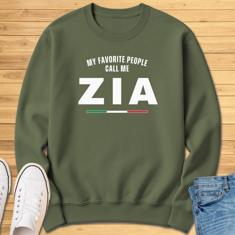 Call Me Zia Sweatshirt