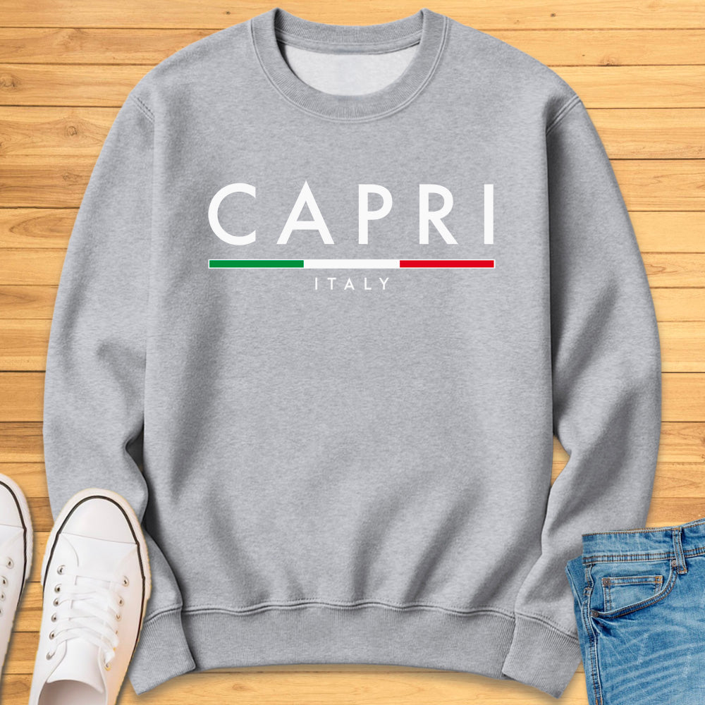 Capri Italy Minimalist Sweatshirt
