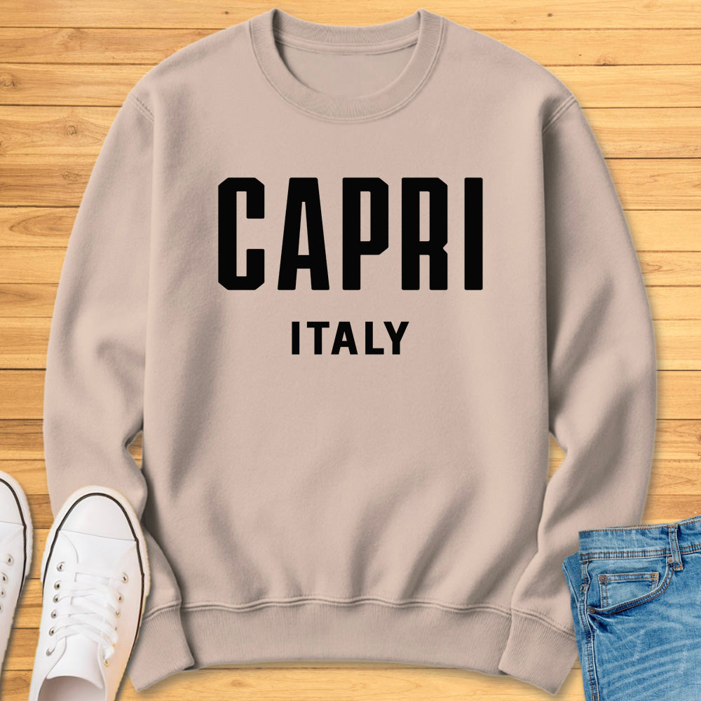 Capri Italy Modern Sweatshirt