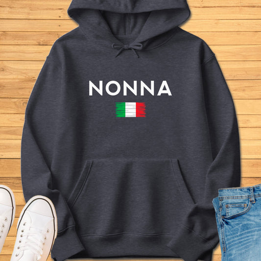 Nonna Brushed Italian Flag Hoodie