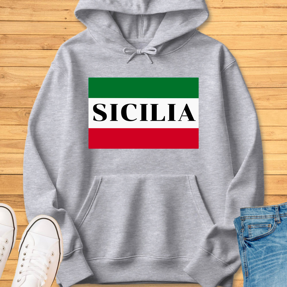 Sicilia Box Flag Hoodie