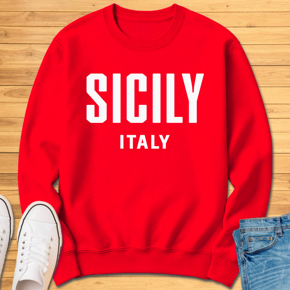Sicily Italy Modern Sweatshirt