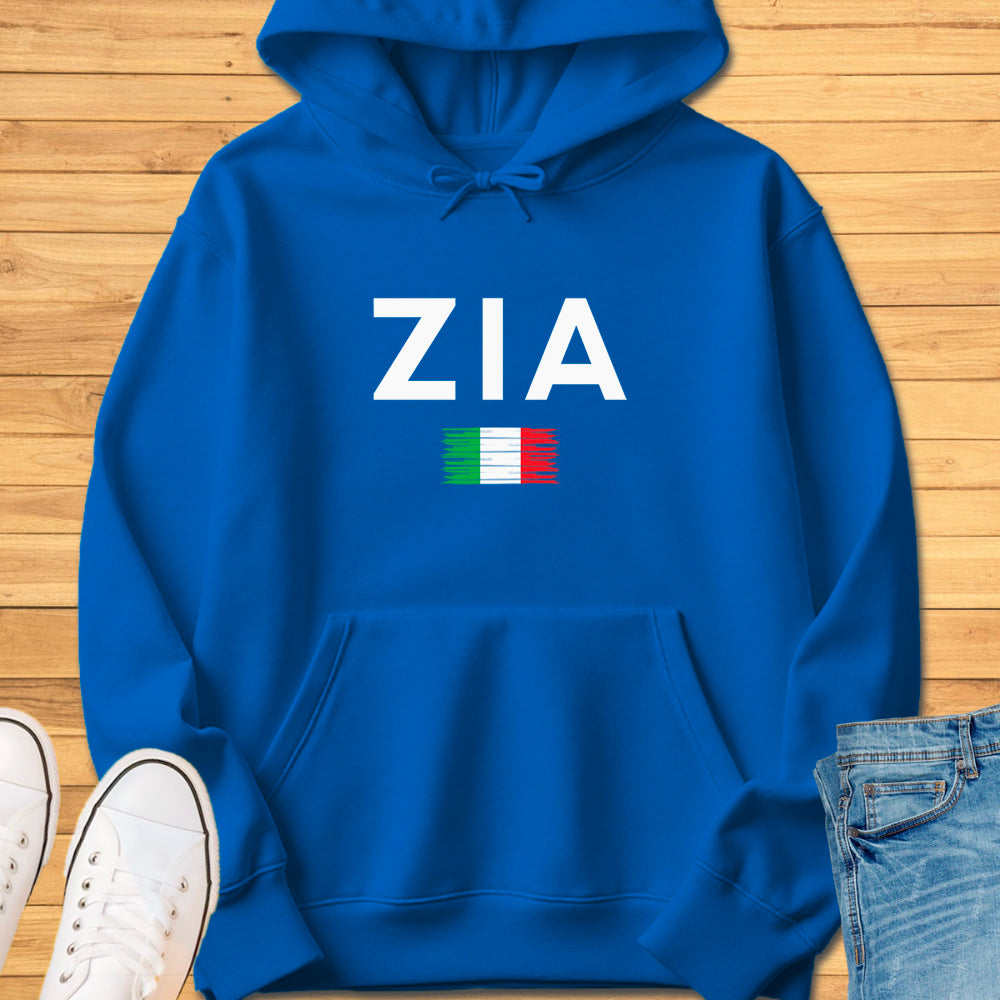 Zia Brushed Italian Flag Hoodie