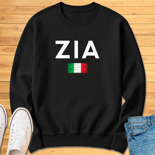 Zia Brushed Italian Flag Sweatshirt