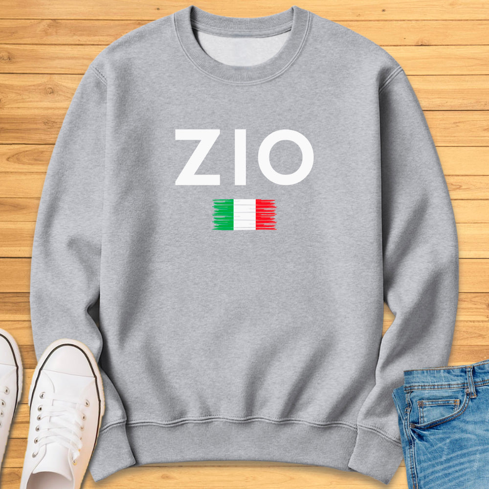 Zio Brushed Italian Flag Sweatshirt