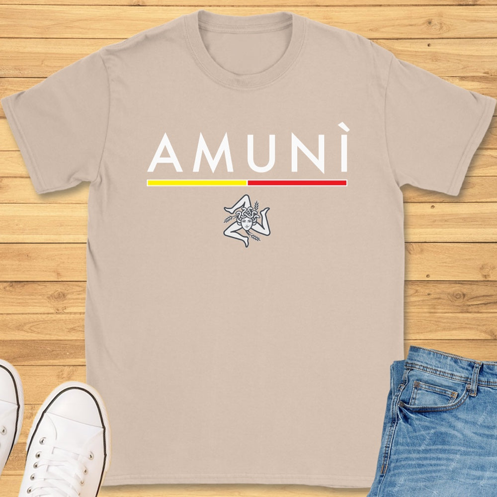 Amuni Trinacria Minimalist T-Shirt