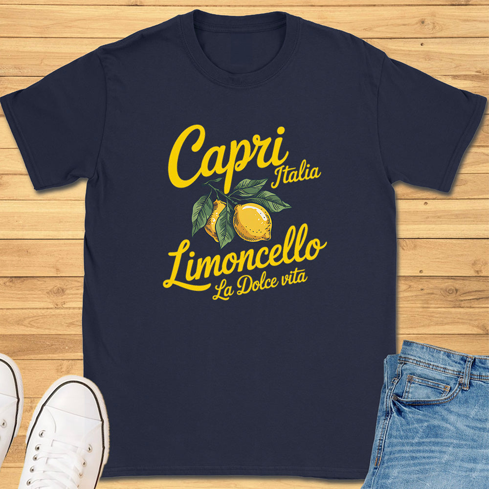 Capri Italia Limoncello La Dolce Vita T-Shirt