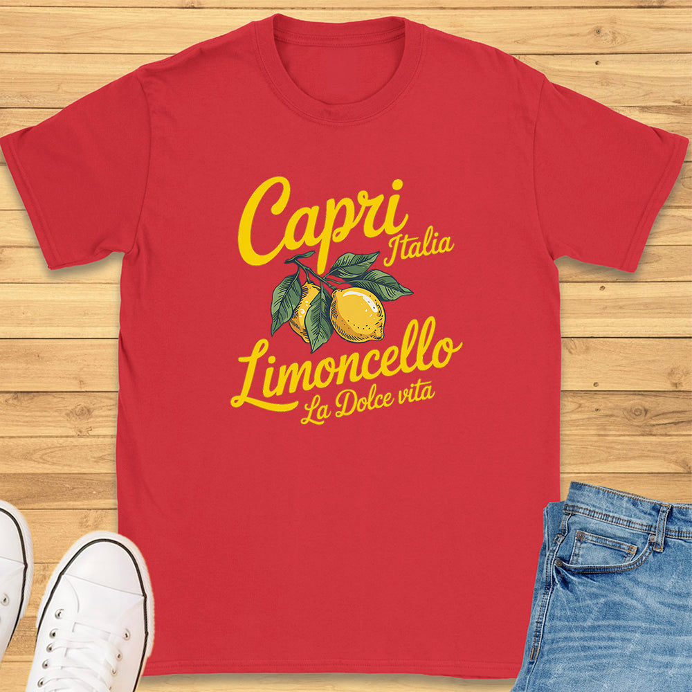 Capri Italia Limoncello La Dolce Vita T-Shirt