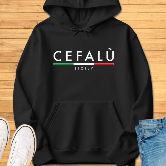 Cefalù Sicily Minimalist Hoodie