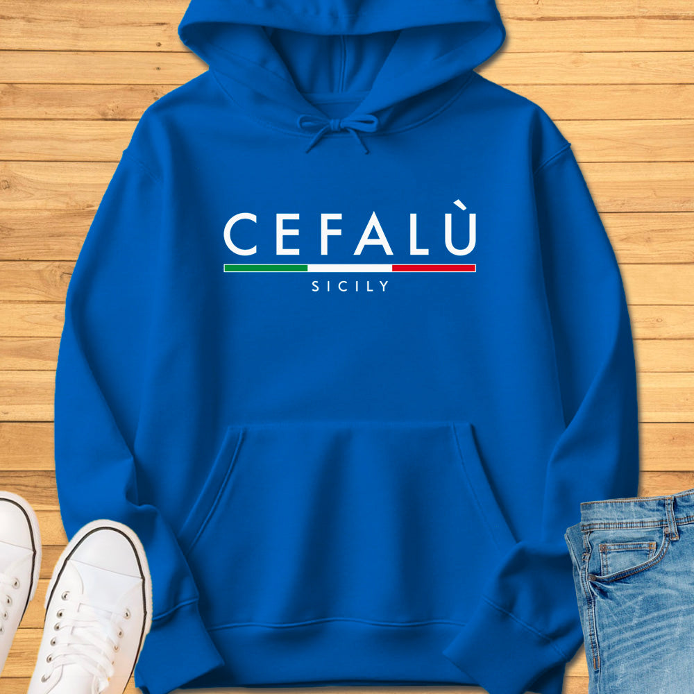 Cefalù Sicily Minimalist Hoodie