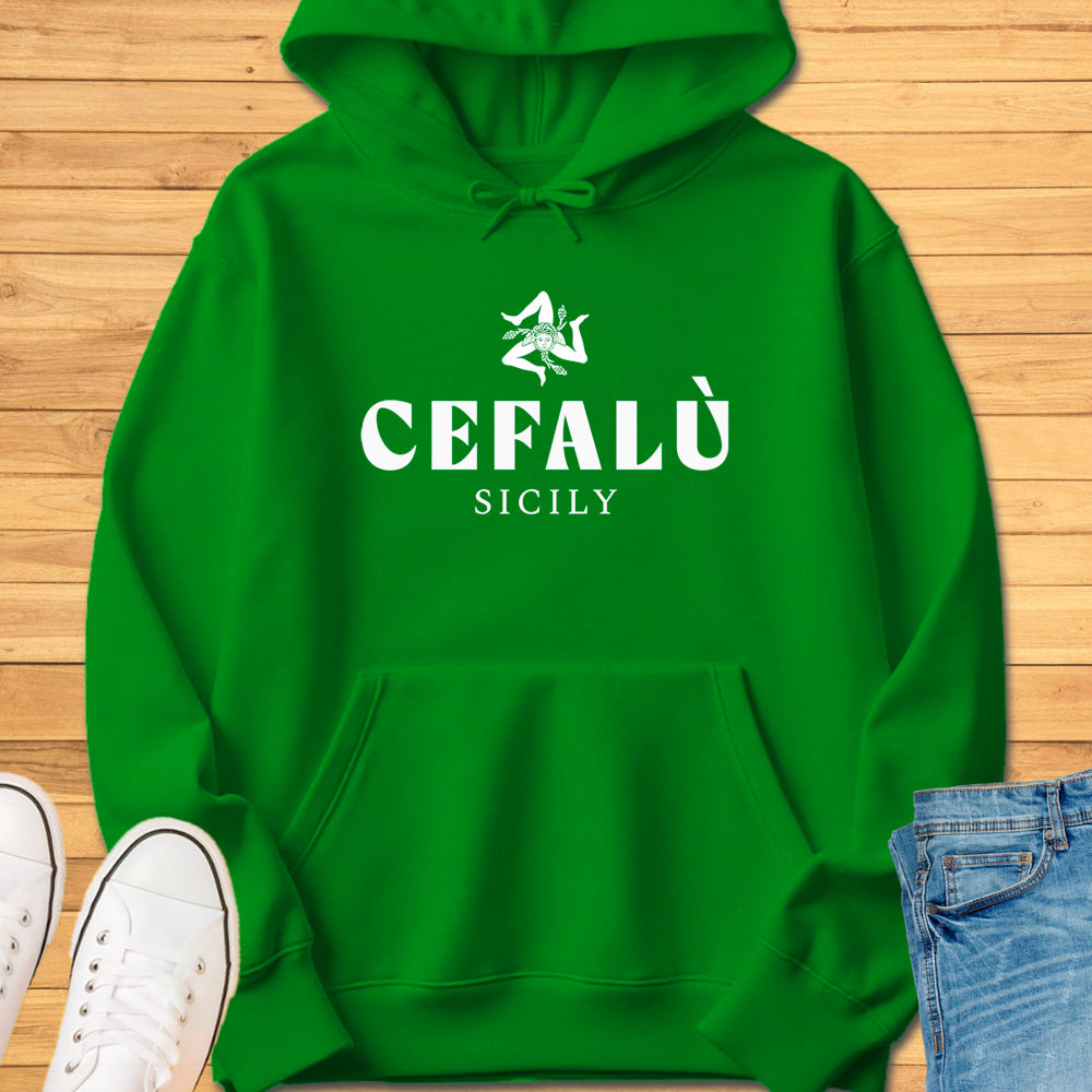 Cefalù Sicily Trinacria Hoodie