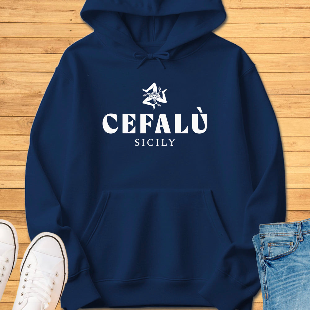 Cefalù Sicily Trinacria Hoodie