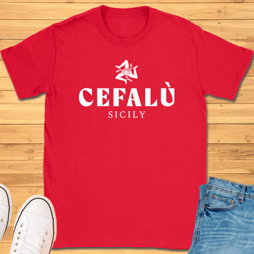 Cefalù Sicily Trinacria T-Shirt