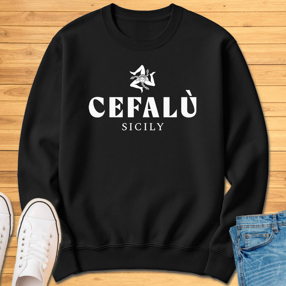 Cefalù Sicily Trinacria Sweatshirt