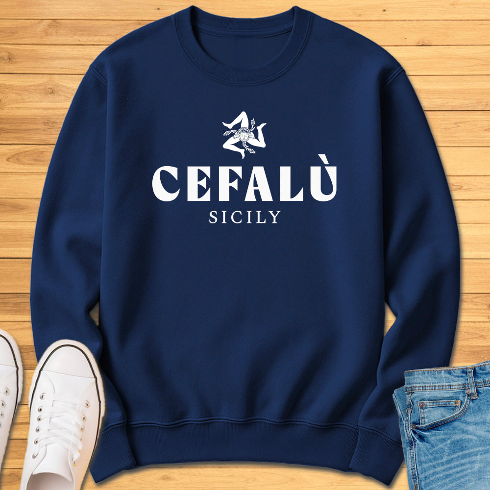 Cefalù Sicily Trinacria Sweatshirt