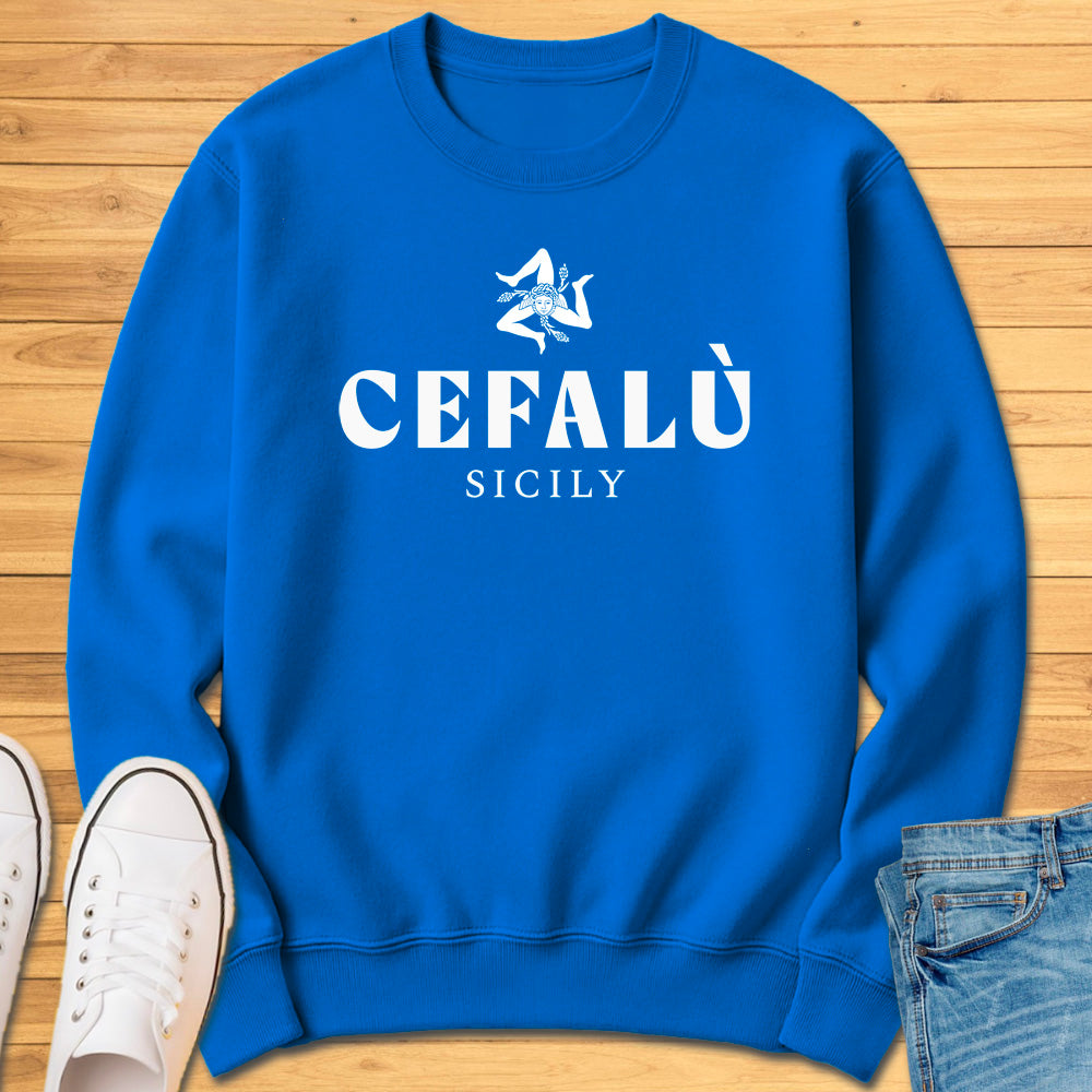 Cefalù Sicily Trinacria Sweatshirt