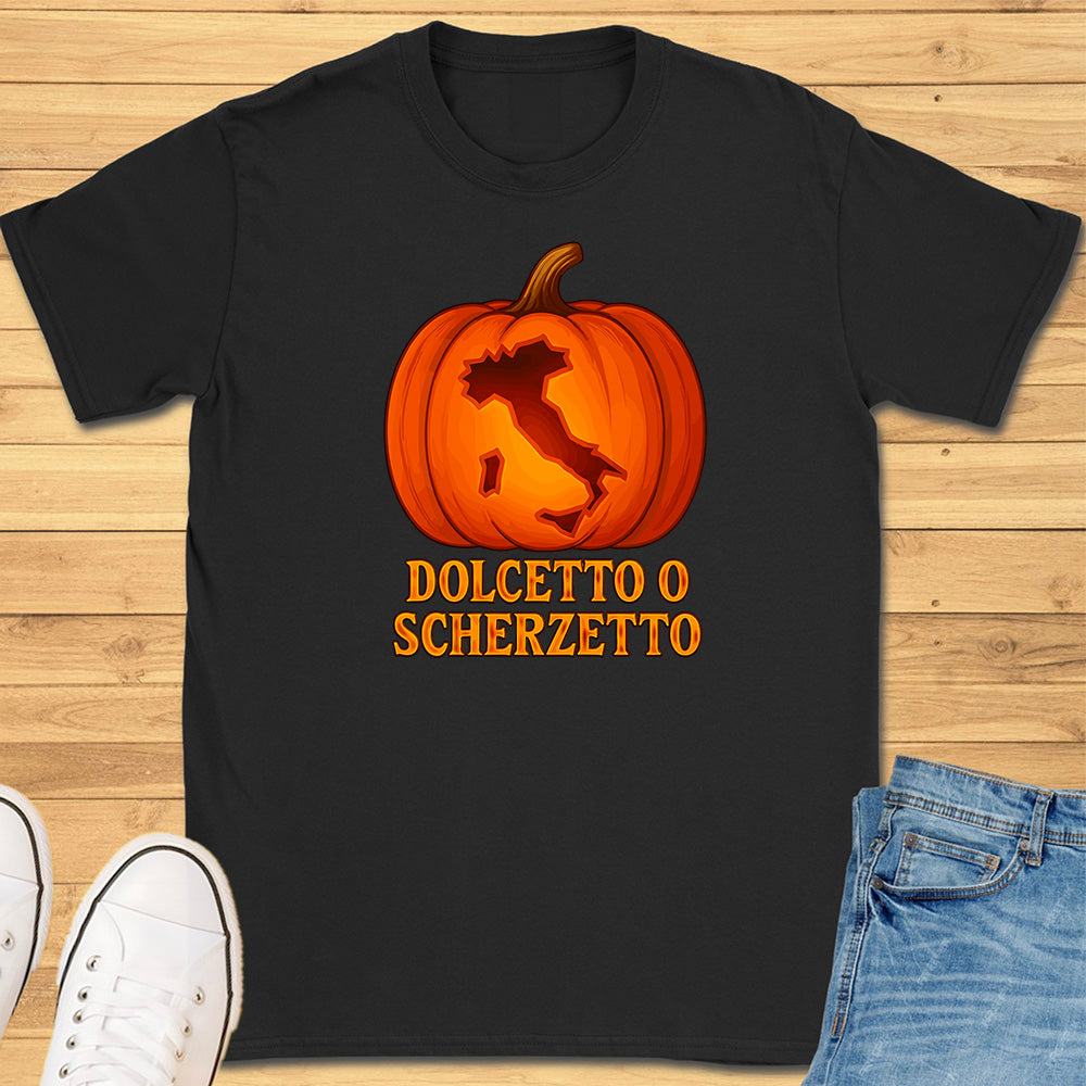 Dolcetto o Scherzetto Italy Pumpkin T-Shirt