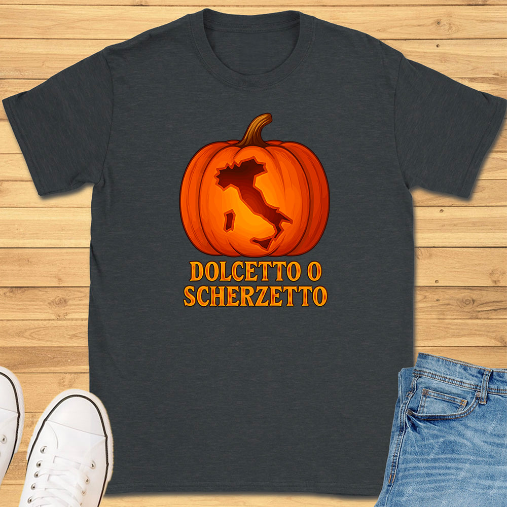 Dolcetto o Scherzetto Italy Pumpkin T-Shirt
