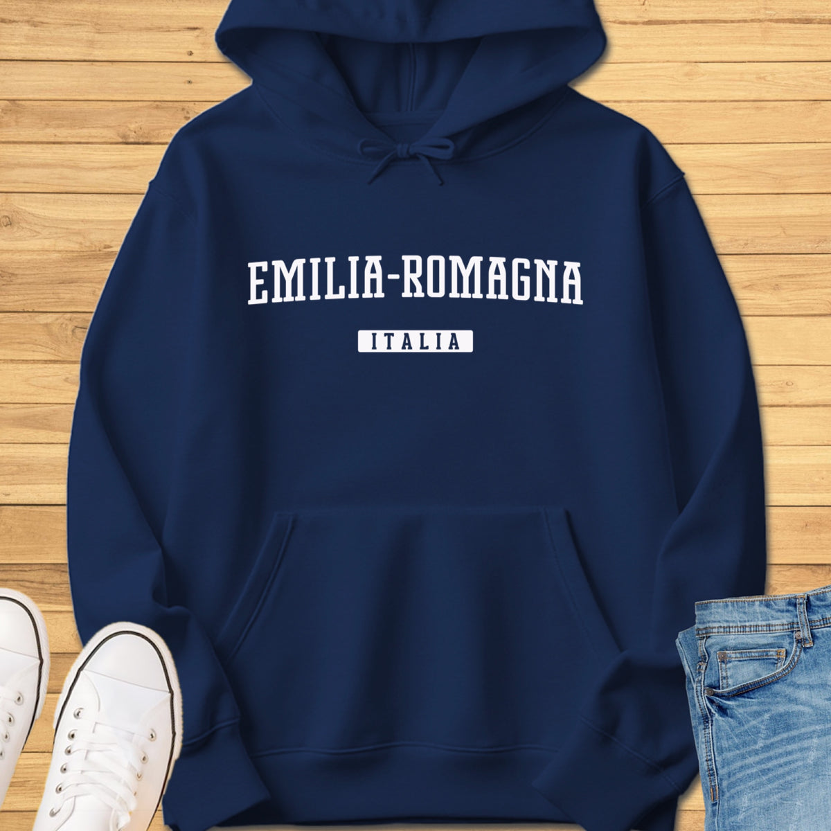 Emilia-Romagna Italia Hoodie - Navy