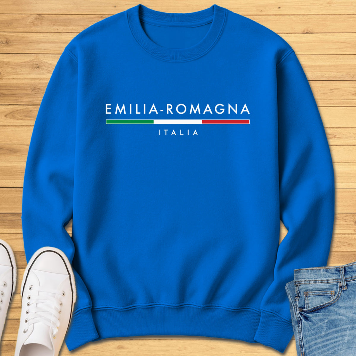 Emilia-Romagna Minimalist Sweatshirt - Royal