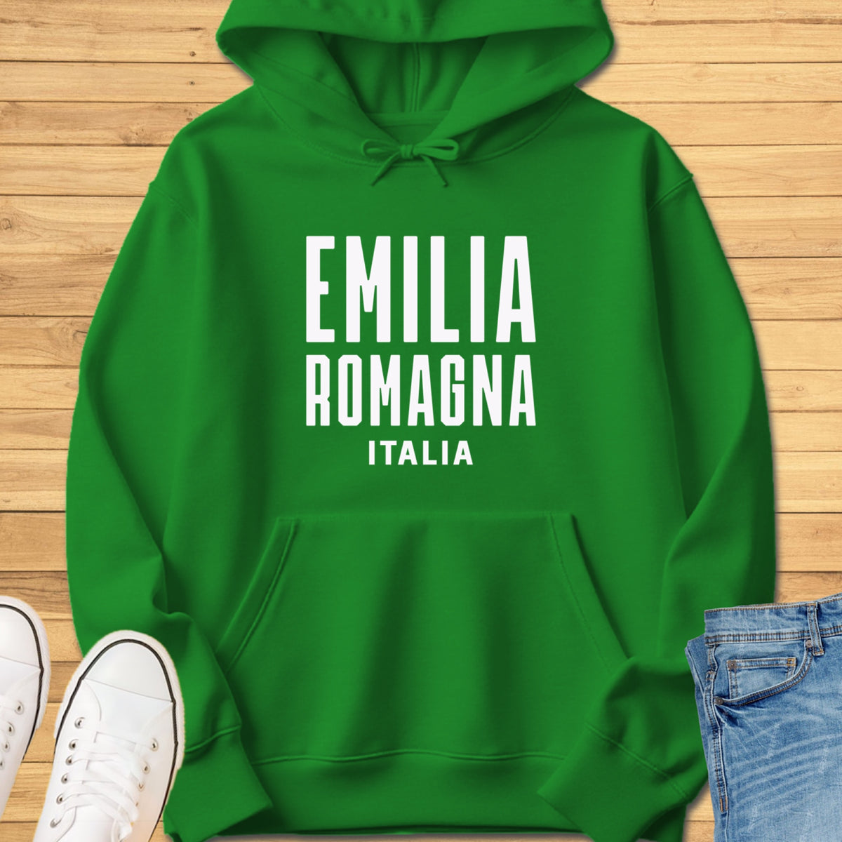 Emilia-Romagna Modern Hoodie - Irish Green