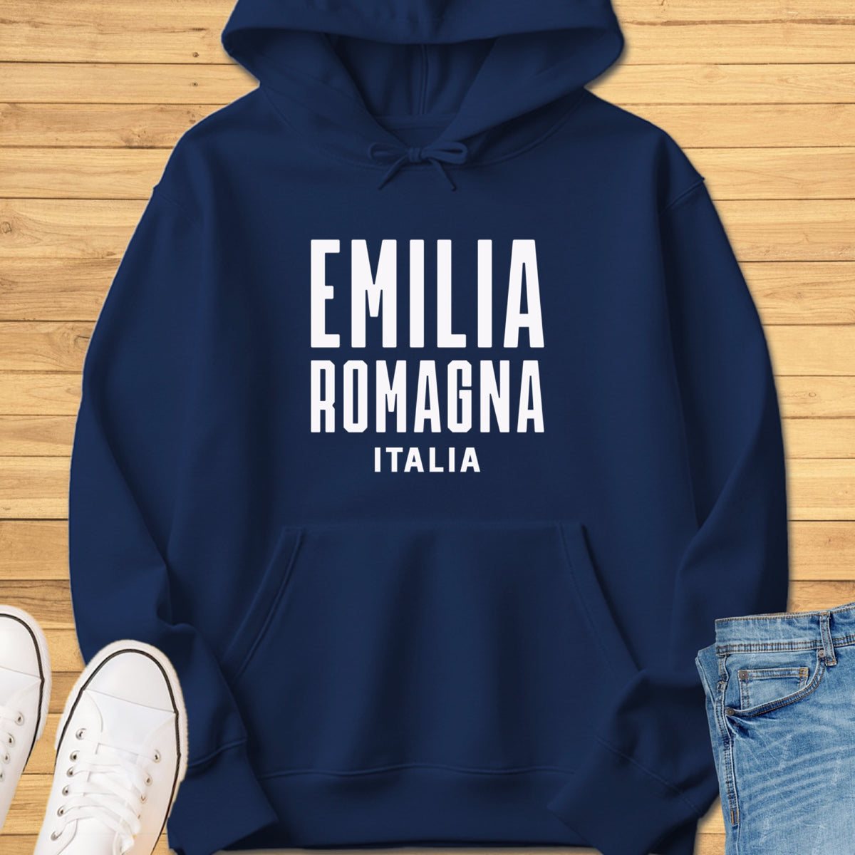 Emilia-Romagna Modern Hoodie - Navy