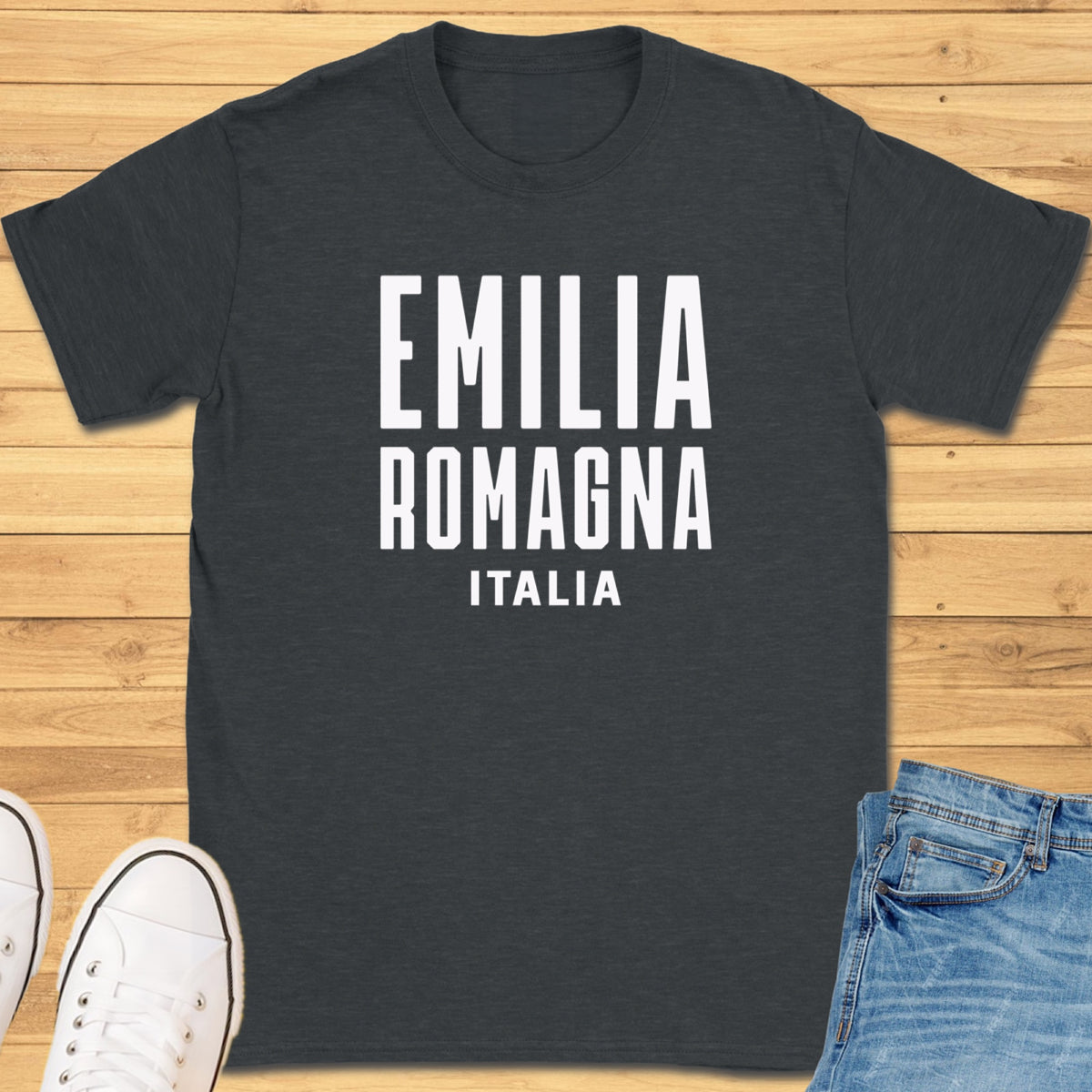 Emilia-Romagna Modern T-Shirt - Dark Heather