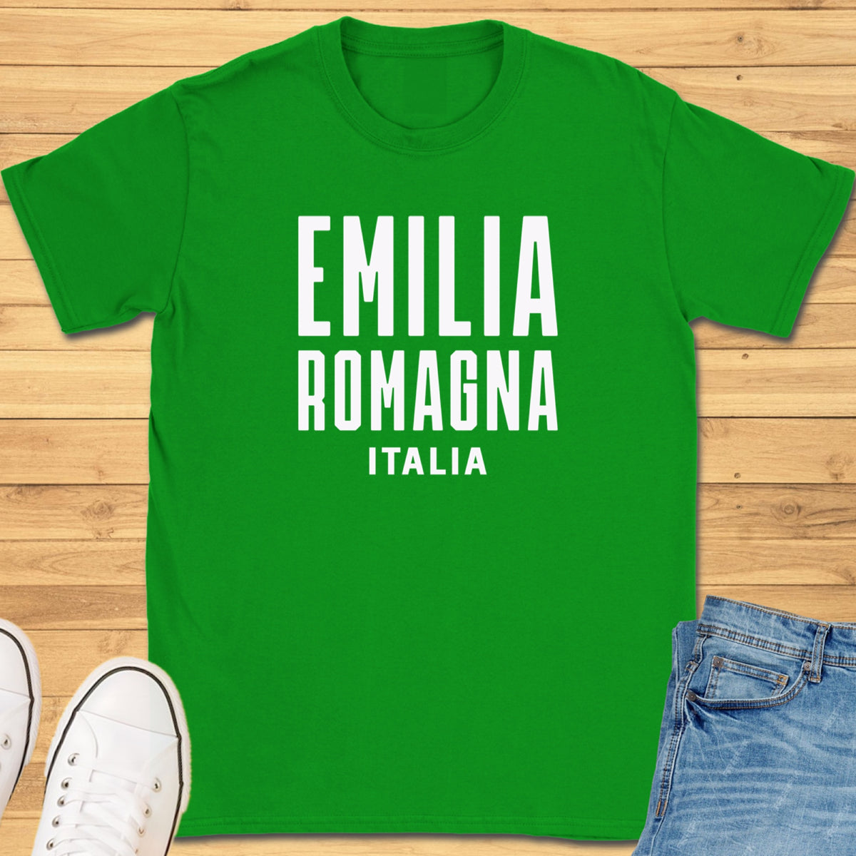 Emilia-Romagna Modern T-Shirt - Irish Green