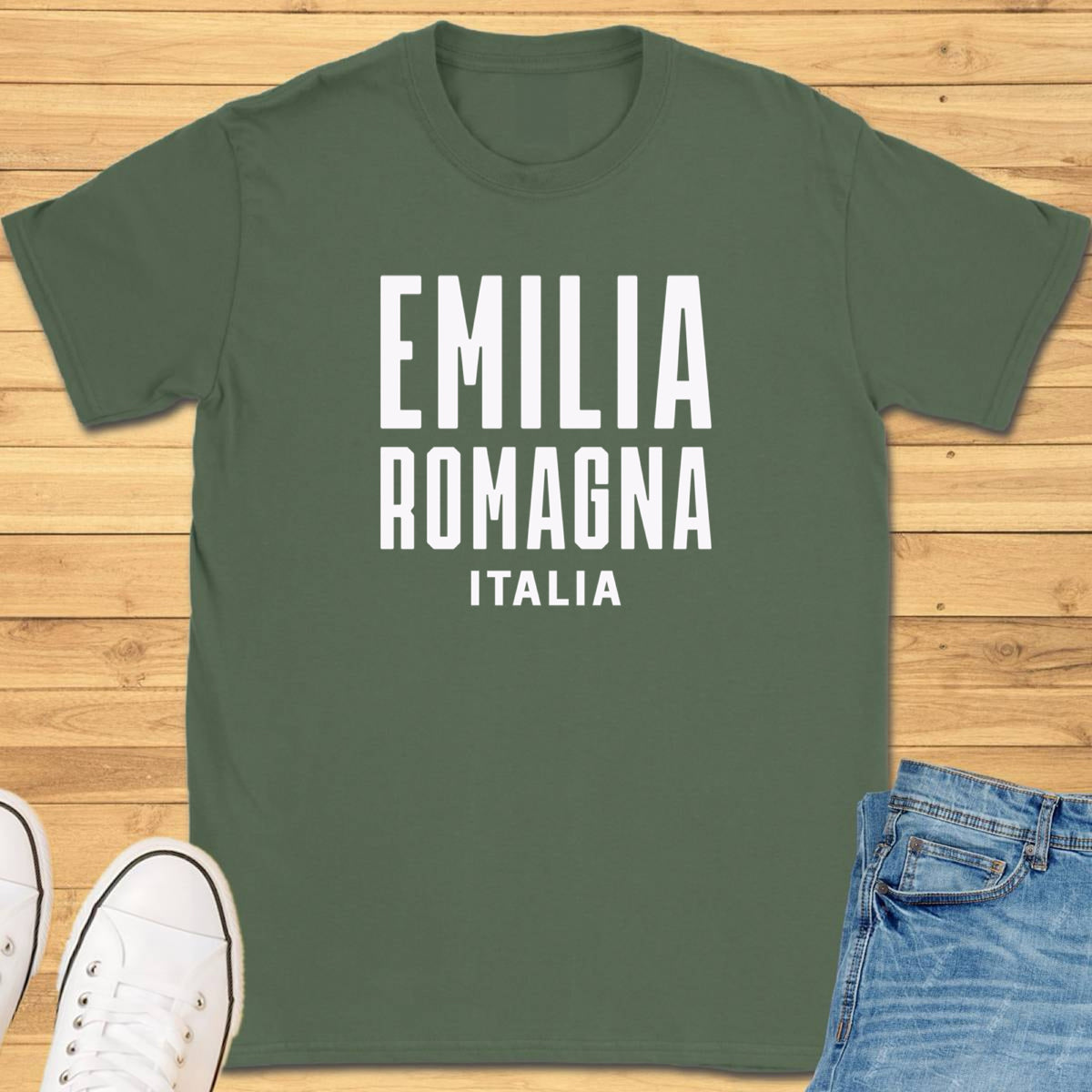 Emilia-Romagna Modern T-Shirt - Military Green