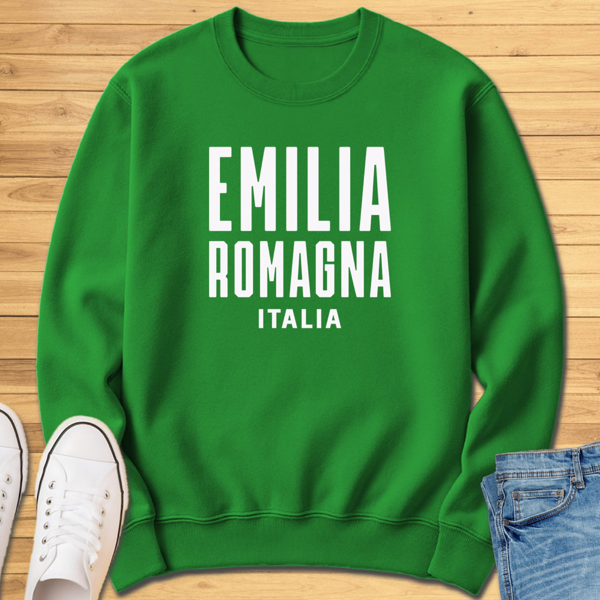 Emilia-Romagna Modern Sweatshirt - Irish Green