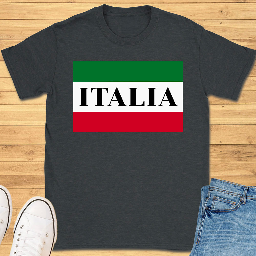 Italia Box Flag T-Shirt