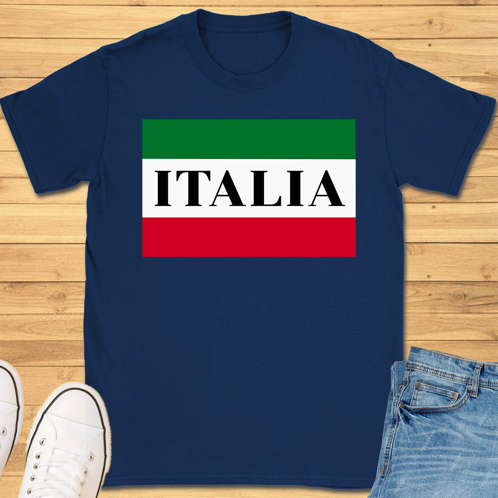 Italia Box Flag T-Shirt