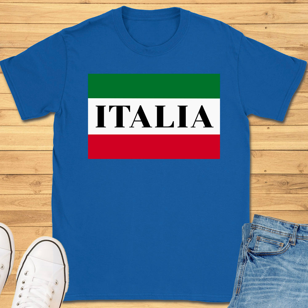 Italia Box Flag T-Shirt